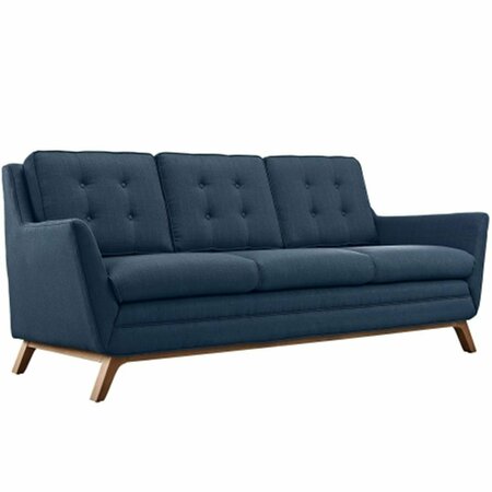 EAST END IMPORTS Beguile Fabric Sofa- Azure EEI-1800-AZU